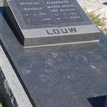 LOUW Wynand Wessel 1911-1986 &amp; Elizabeth Maria MOUTON 1912-2004