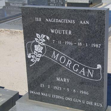 MORGAN Wouter 1916-1987 &amp; Mary 1923-1986