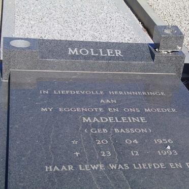 MOLLER Madeleine nee BASSON 1956-1993