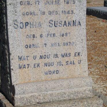 MERWE Gert Johannes, van der 1879-1945 &amp; Sophia Susanna 1887-1970