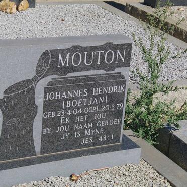 MOUTON Johannes Hendrik 1904-1979