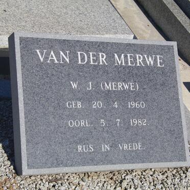 MERWE W.J., van der 1960-1982