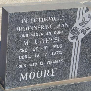 MOORE M.J. 1909-1972