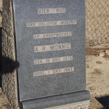MONNIG A.H. 1875-1963