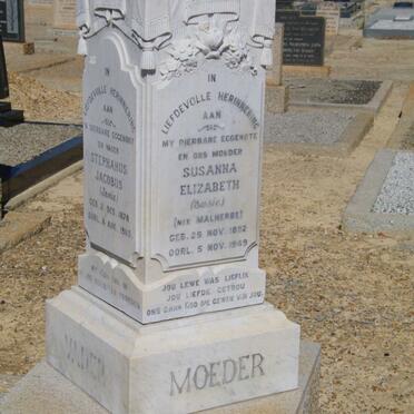 MALHERBE Stephanus Jacobus 1878-1965 &amp; Susanna Elizabeth MALHERBE 1872-1949