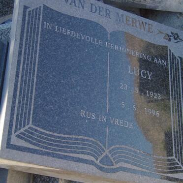 MERWE Lucy, van der 1923-1996