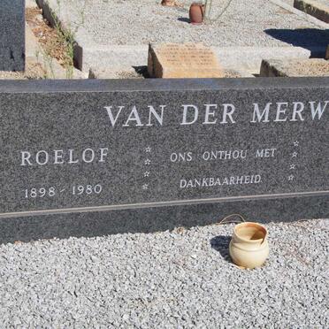 MERWE Roelof, van der 1898-1980 &amp; Lenie 1896-1993