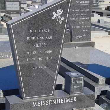 MEISSENHEIMER Pieter 1966-1986