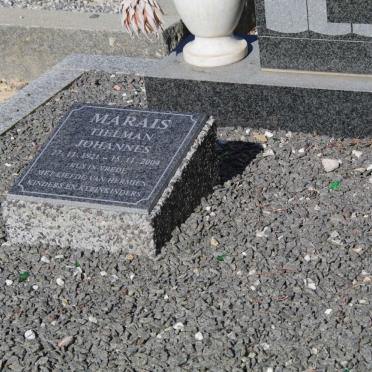 MARAIS Tielman Johannes 1921-2004