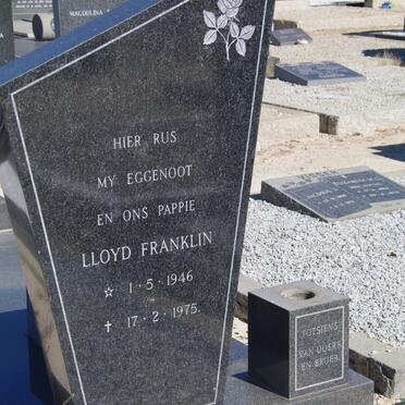 NOLAN Lloyd Franklin 1946-1975