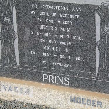 PRINS Michiel H. 1887-1969 &amp; Beatrix M.M. 1886-1966