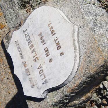 SLABBERT Alida 1864-1937