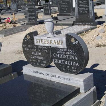 STEENKAMP Willem Casparus 1912-1988  &amp; Christina Gertruida 1918-2007