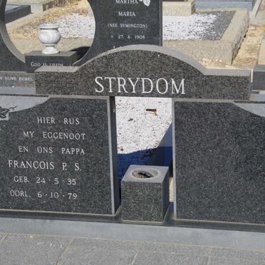 STRYDOM Francois P.S. 1935-1979