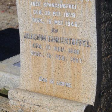 SNYMAN Joachim Chrisstoffel 1890-1957 :: SNYMAN Alida J.W. nee SPANGENBERG 1878-1946