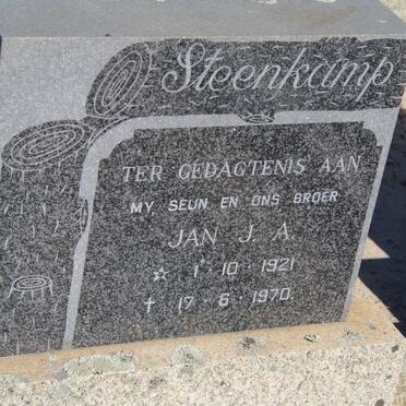 STEENKAMP Jan J.A. 1921-1970