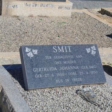 SMIT Gertruida Johanna nee SMIT 1880-1950