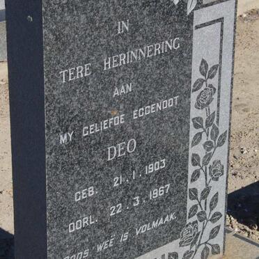 SNYMAN Deo 1903-1967