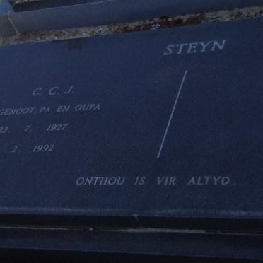 STEYN C.C.J. 1927-1992