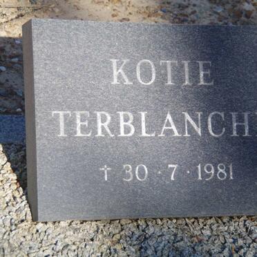 TERBLANCHE Kotie -1987