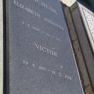 VOLSCHENK Elizabeth Johanna 1899-1977 :: VOLSCHENK Victor 1921-1978