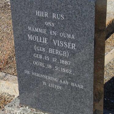 VISSER Mollie nee BERGH 1887-1962