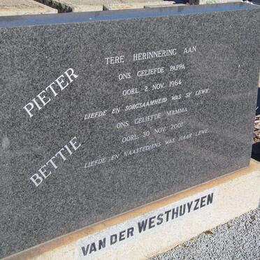 WESTHUYZEN Pieter, van der -1964 &amp; Bettie  -2001