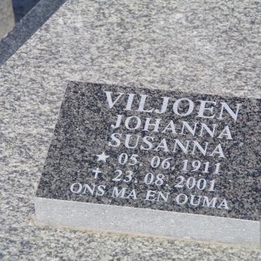 BELL Theunis Verster 1930-1989 :: VILJOEN Johanna Susanna 1911-2001