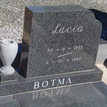 BOTMA Francois Johannes 1913-1999 &amp; Jacoba Fredrika BURGER 1911-1955 :: BOTMA Anna Johanna nee NEL 1926-1994