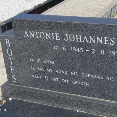 BOTES Antonie Johannes 1945-1974