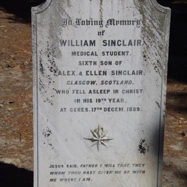 SINCLAIR William -1889