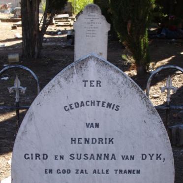 DYK Hendrik Gird, van &amp; Susanna