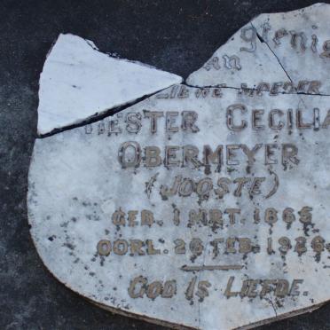 OBERMEYER Hester Cecilia nee JOOSTE 1865-1926