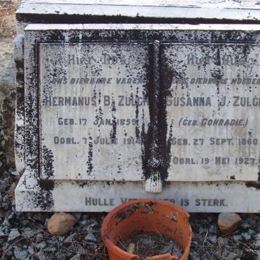 ZULCH Hermanus B. 1859-1914 &amp; Susanna J. CONRADIE 1860-1927