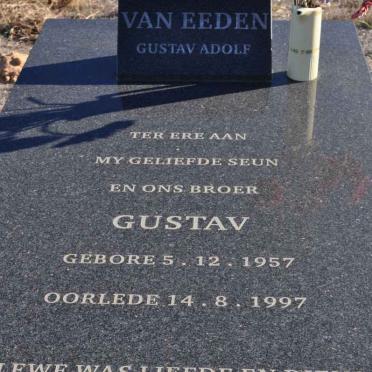 EEDEN Gustav Adolf, van 1957-1997
