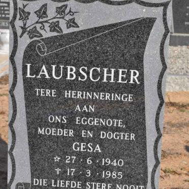 LAUBSCHER Gesa 1940-1985