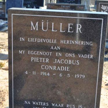 MULLER Pieter Jacobus Conradie 1914-1979