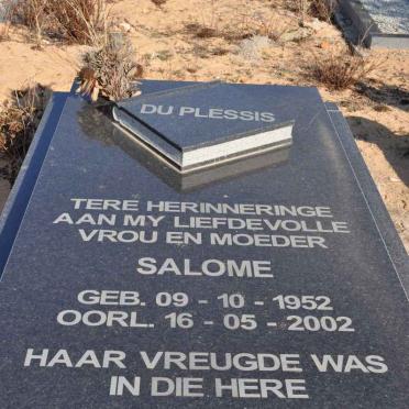 PLESSIS Salome, du 1952-2002