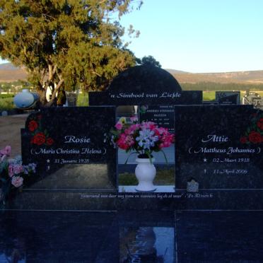 SCHLE? Mattheus Johannes 1918-2006 &amp; Maria Christina Helena 1928-