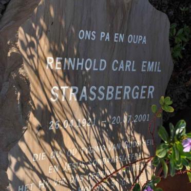 STRASSBERGER Reinhold Carl Emil 1921-2001