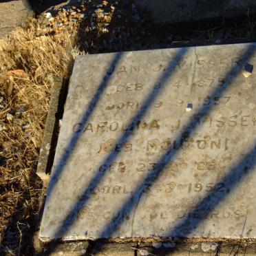 VISSER Jan J. 1875-1957 &amp; Carolina J. MOUTON 1889-1952
