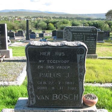 BOSCH Paulus J., van 1897-1967