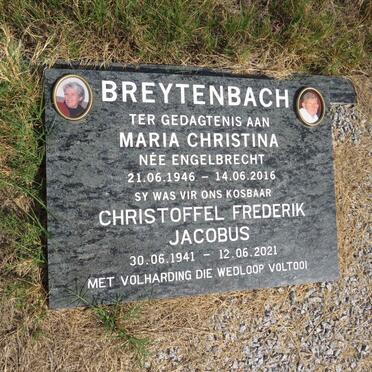 BREYTENBACH Christoffel Frederik Jacobus 1941-2021 & Maria Christina ENGELBRECHT 1946-2016