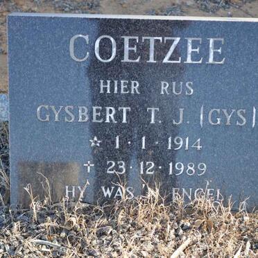 COETZEE Gysbert T.J. 1914-1989
