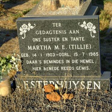 ESTERHUYSEN Martha M.E. 1903-1985