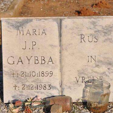 GAYBBA Maria J.P. 1899-1983