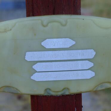 GAYBBA M.J. 1921-1995