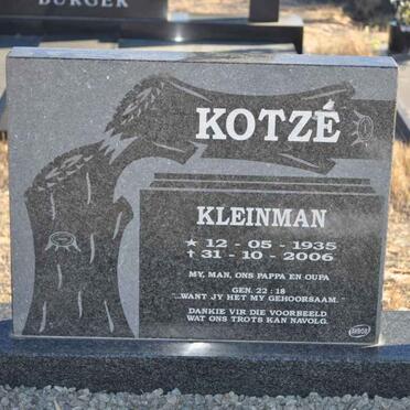 KOTZE Kleinman 1935-2006