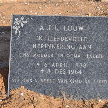 LOUW A.J.L. 1888-1964