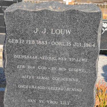 LOUW J.J. 1883-1964